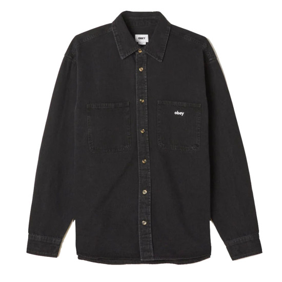 Obey Ανδρικό πουκάμισο Bigwig Dean Denim Shirt